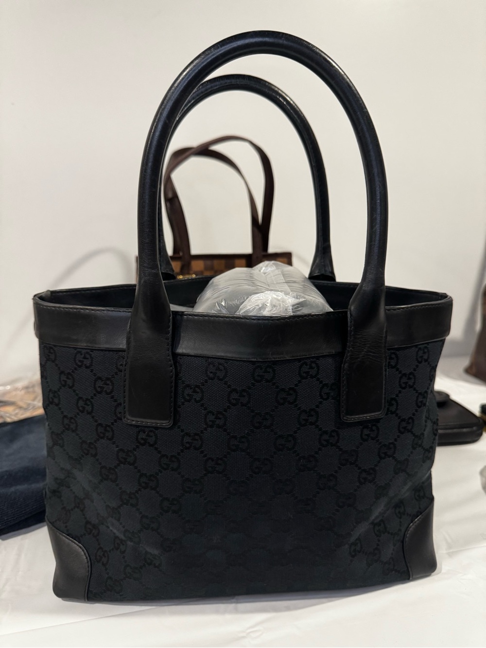 Authentic Gucci Monogram Tote Bag